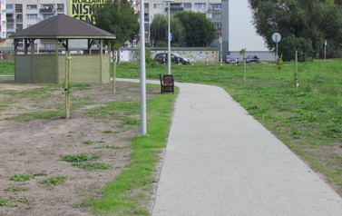 Zagospodarowanie przestrzeni publicznej przy Al. Jagiellon&oacute;w w m. G&oacute;ra 1