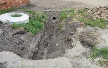 Wymiana nawierzchni drogi i budowa chodnika w m. Chr&oacute;ścina 1