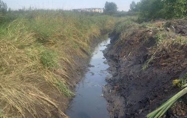 Konserwacja row&oacute;w melioracji szczeg&oacute;łowej w miejscowości G&oacute;ra i Czernina Dolna 2