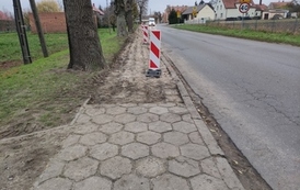 Przebudowa chodnika G&oacute;ra-Stara G&oacute;ra w pasie drogi wojew&oacute;dzkiej nr 323 2