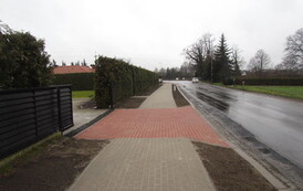 Przebudowa chodnika G&oacute;ra - Stara G&oacute;ra w pasie drogi wojew&oacute;dzkiej nr 323  3