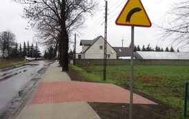 Przebudowa chodnika G&oacute;ra - Stara G&oacute;ra w pasie drogi wojew&oacute;dzkiej nr 323  8
