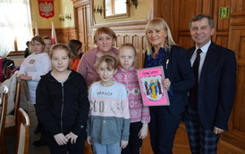 Spotkanie Burmistrz G&oacute;ry z uczniami SP3 2