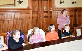 Spotkanie Burmistrz G&oacute;ry z uczniami SP3 6