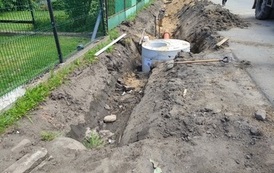 Wymiana nawierzchni drogi i budowa chodnika w m. Chr&oacute;ścina 12
