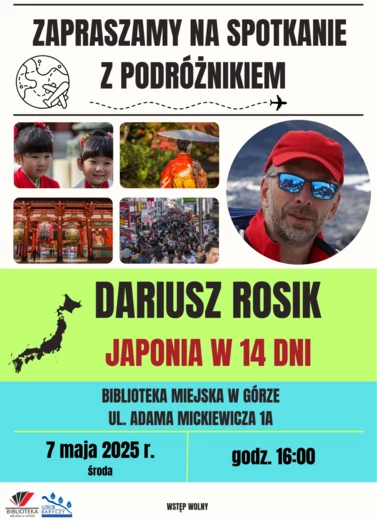Spotkanie z podróżnikiem Dariuszem Rosikiem