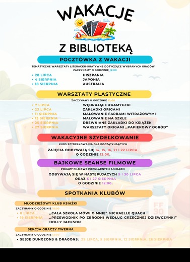 Wakacje z Biblioteką Miejską w G&oacute;rze
