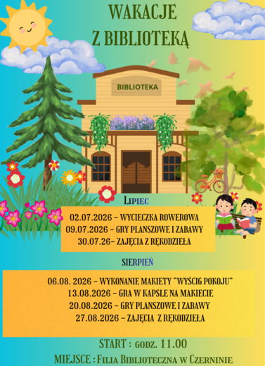 Wakacje z Biblioteką w Czerninie