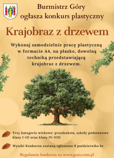 Konkurs plastyczny z okazji Święta Drzewa