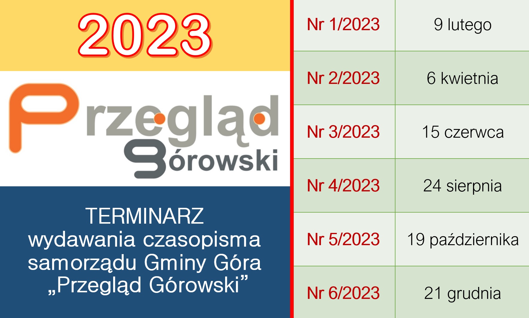 TERMINARZ_wydawania_czasopisma_Przegląd_G&oacute;rowski_-_2023
