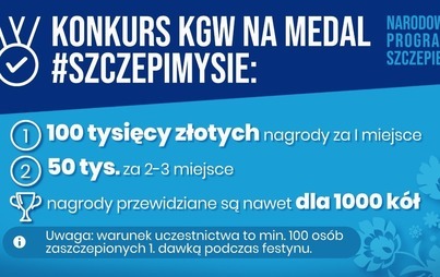 Zdjęcie do Konkurs KGW na Medal #SzczepimySię