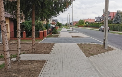 Zdjęcie do Budowa chodnika ul. Cisowa w m. G&oacute;ra &ndash; etap II