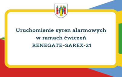 Zdjęcie do Uruchomienie syren alarmowych w ramach ćwiczeń RENEGATE&ndash;SAREX-21