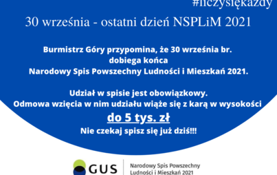 Zdjęcie do W najbliższy czwartek dobiega końca Narodowy Spis Powszechny Ludności i Mieszkań