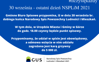 Zdjęcie do 30 września - ostatni dzień Narodowego Spisu Powszechnego