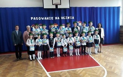 Zdjęcie do Pasowanie na pierwszoklasistę w SP1