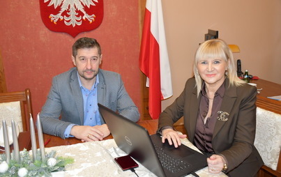 Zdjęcie do Podpisanie umowy o przyznanie grantu w programie Cyfrowa Gmina