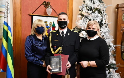 Zdjęcie do Podziękowania dla bohaterskiego strażaka