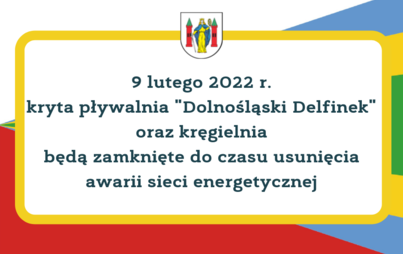 Zdjęcie do Czasowe utrudnienia w korzystaniu z krytej pływalni Dolnośląski Delfinek i kręgielni