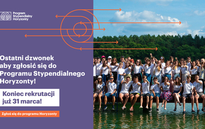Zdjęcie do dobądź finansowanie nauki w szkole średniej we Wrocławiu &ndash; rekrutacja do Programu Stypendialnego Horyzonty jeszcze tylko do 31 marca 2022 r.