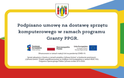 Zdjęcie do Granty PPGR - Podpisano umowę na dostawę sprzętu