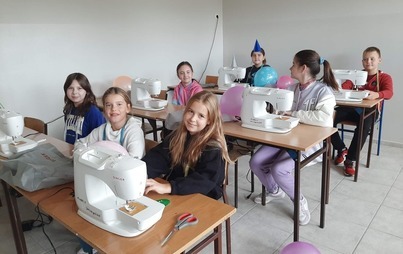 Zdjęcie do SP3: Pracownia krawiecka w szkole