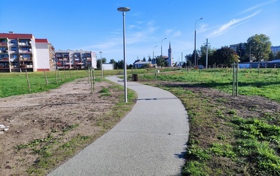 Zdjęcie do Zagospodarowanie przestrzeni publicznej przy Al. Jagiellon&oacute;w w m. G&oacute;ra