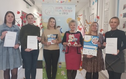 Zdjęcie do Zesp&oacute;ł Żłobek i Klub Dziecięcy w G&oacute;rze w Og&oacute;lnopolskim Projekcie Innowacyjno-wdrożeniowym w zakresie oceny funkcjonalnej &ndash; METODA WSPARCIA MIĘDZYSEKTOROWEGO 
