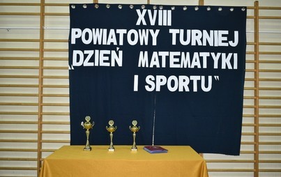 Zdjęcie do XVIII Powiatowy Turniej Dzień Matematyki i Sportu dla uczni&oacute;w szk&oacute;ł podstawowych
