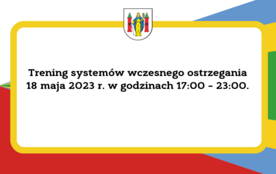 Zdjęcie do Trening system&oacute;w wczesnego ostrzegania