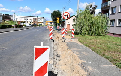 Zdjęcie do Wymiana nawierzchni drogi i chodnik&oacute;w ul. Zielona i ul. Poznańska w m. G&oacute;ra