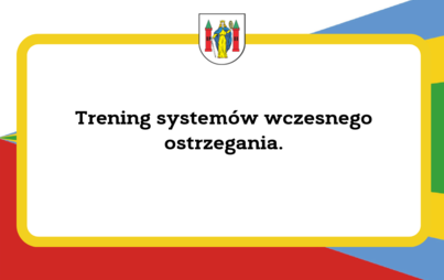 Zdjęcie do Trening system&oacute;w wczesnego ostrzegania