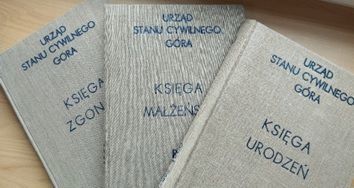 Zdjęcie do Fotokopia papierowego aktu stanu cywilnego