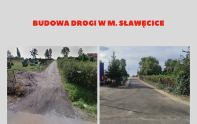 Zdjęcie do Budowa drogi w m. Sławęcice