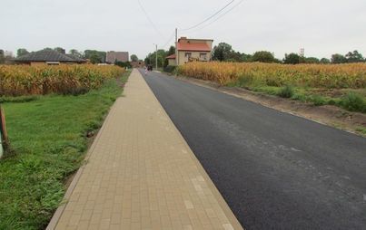 Zdjęcie do Przebudowa dr&oacute;g w m. Borszyn Mały i Borszyn Wielki