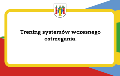 Zdjęcie do Trening system&oacute;w wczesnego ostrzegania 