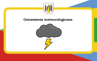 Zdjęcie do Ostrzeżenie meteorologiczne