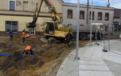 Zdjęcie do Trwa budowa ronda w G&oacute;rze