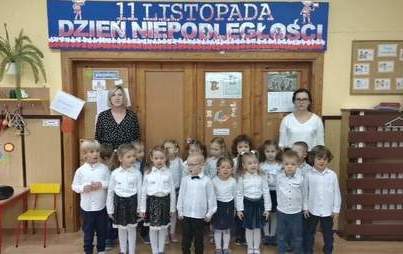 Zdjęcie do Święto Niepodległości w Przedszkolu Publicznym nr 3 w G&oacute;rze