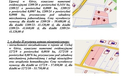 Zdjęcie do Nieruchomości gminne na sprzedaż