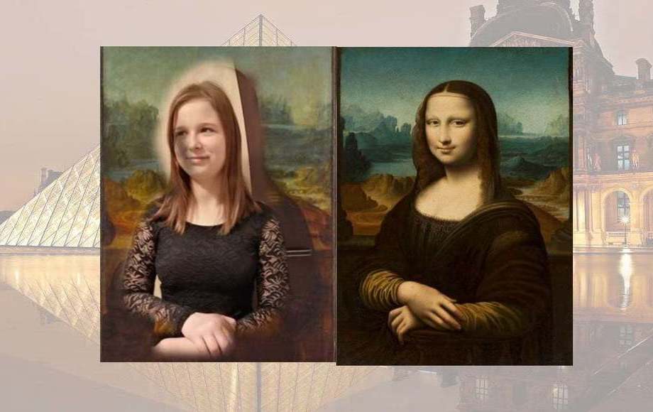 Mona Lisa i Ojciec Chrzestny na zdalnej lekcji języka ...