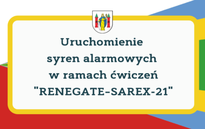 Zdjęcie do Uruchomienie syren alarmowych w ramach ćwiczeń RENEGATE&ndash;SAREX-21