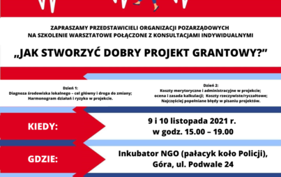 Zdjęcie do Szkolenie dla przedstawicieli organizacji pozarządowych