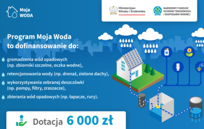 Zdjęcie do Ruszają dotacje na przydomowe systemy zbierania deszcz&oacute;wki
