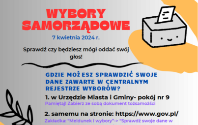 Zdjęcie do Wyborco! Sprawdź sw&oacute;j status 