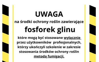 Zdjęcie do Uwaga na fosforek glinu