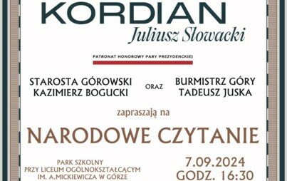 Zdjęcie do Narodowe Czytanie 