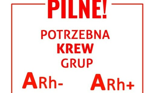 Zdjęcie do Pilnie potrzebna krew!