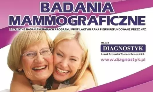 Zdjęcie do Badania mammograficzne