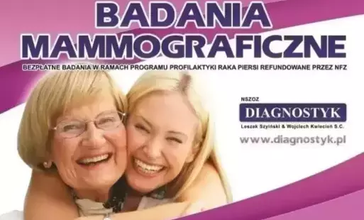 Zdjęcie do Bezpłatne badania mammograficzne